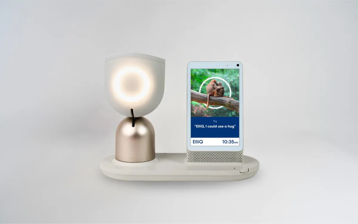ElliQ AI companion device